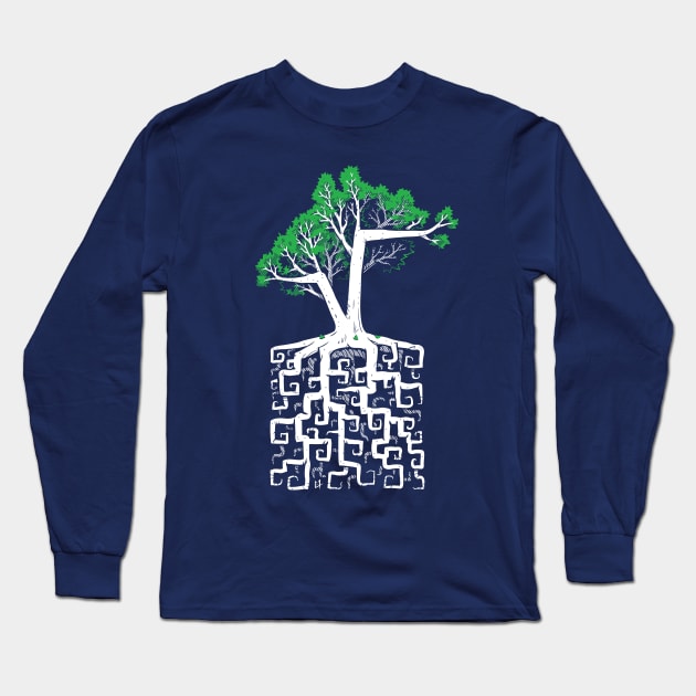 Square Root Long Sleeve T-Shirt by c0y0te7